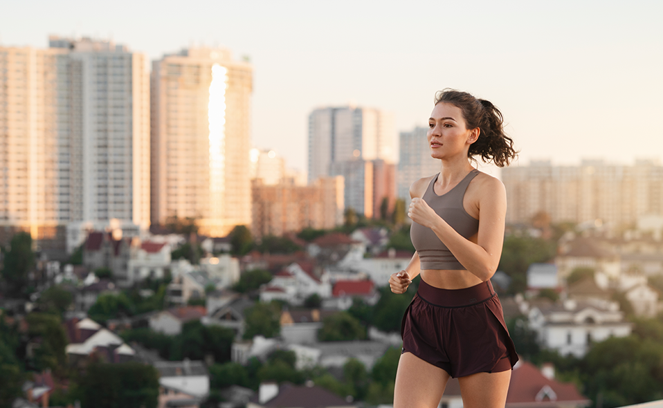 Running woman